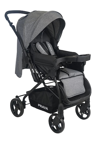 Prava Comfort Plus Çift Yönlü Bebek Arabası / Gri