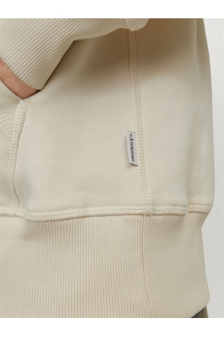 Jack&jones Jorfrederıksberg Sweat Hood Sn Gri