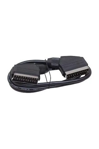 Sh Powermaster Pm-2912 Standart 1.2 Metre 7 Mm Tırnaklı Scart Scart Kablo Najmaddin