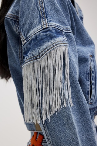 Scarlett Denim Mavi Kadın Ceket-mavi Mavi