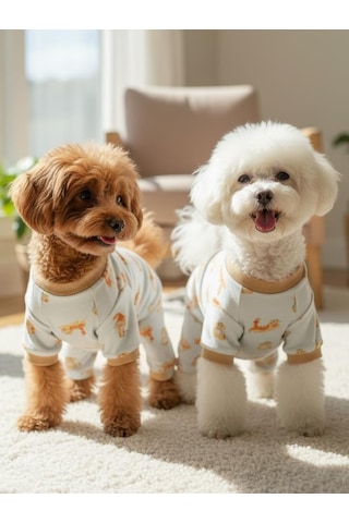 Bejjy Pamuklu Köpek Tulum Pijama