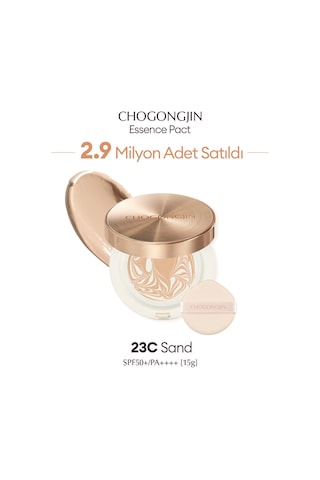 Bakım Sunan Nemlendirici Krem Fondöten Chogongjin Esence Pact 23c Spf50+/pa++++ 23
