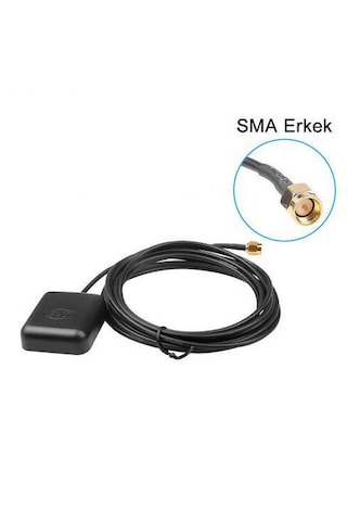 Gps Anten Navigasyon Gps Alıcısı Araba Navigasyon 1575.42 Mhz Sma Erkek Konnektör
