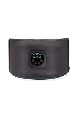 Leezsing Akıllı Unisex Usb Şarj Edilebilir Ems Fitness Eğitmeni Kemer Led Ekran Elektrikli Kas Stimülatörü Karın Kası Etiketi Ev Kas Eğitim Cihazı-83 Çok Renkli