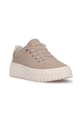 Gamelu Canvas 26y Kadın Klasik Sneaker Bej