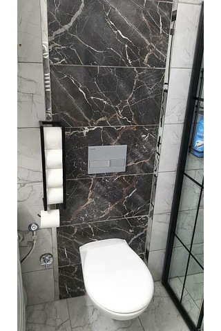 lyla concept Rosa Duvara Monte Depolu Wc Kağıtlık Siyah