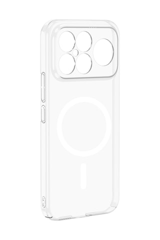 Maks Technology Poco F8 Ultra Kamera Korumalı M-safe Şarj Özellikli Şeffaf Mkst London Sert Pc Kapak - Şeffaf
