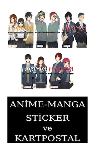 Horimiya 6-7-8-9-10 Manga Seti 5 Kitap / Anime-manga Sticker Ve Kartpostal