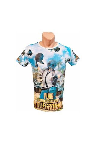 Pubg Palyer Baskı Gamer Tshirt Çok Renkli