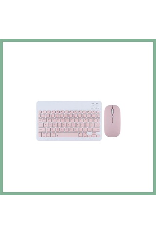 Bşkvirgo Kyb71 Kablosuz Türkçe Q Klavye Mouse Set - Pembe Bsk2026 Diğer