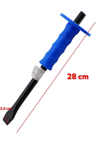 Düz Uç Korumalı Beton Murç Düz Keski Kırıcı -28cm