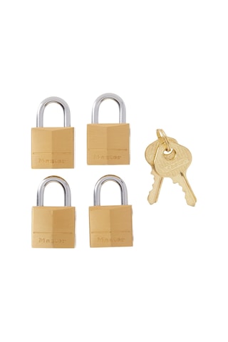 Master Lock Asma Kilit, Masif Pirinç, 1,9 Cm Genişliğinde, 120q