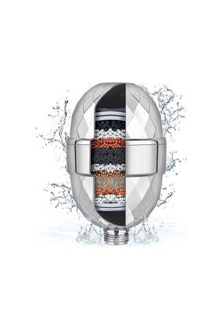 Kangvka Duş Filtresi Klor Ve Ağır Metal Giderici, 5 Katlı Filtreleme İle Cilt Ve Saç Koruyucu, Evde Spa Deneyimi, Kolay Kurulum, Tüm Duş Tipleriyle Uyumlu Diğer