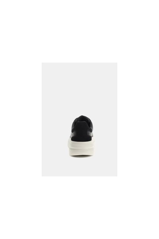 Guess Erkek Elba Logolu Bağcıklı Sneaker Siyah