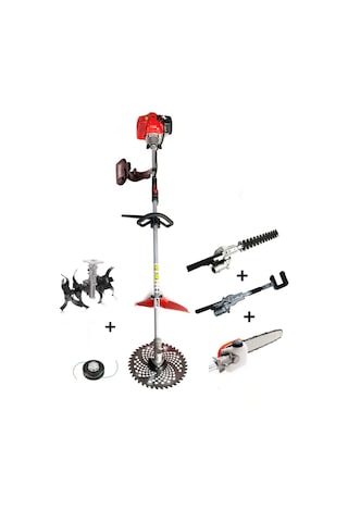 Silen C-52 3.2 KW 4.6 HP Yan Tırpan + Zeytin Silkeleme + Dal Testere + Çit Kesme + Akrep Çapa Makinesi