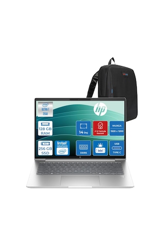 HP ProBook 4 G1I D03KGETF36 U7- 255U 128 GB 256 GB SSD 14" Dos Dizüstü Bilgisayar + Zetta Çanta