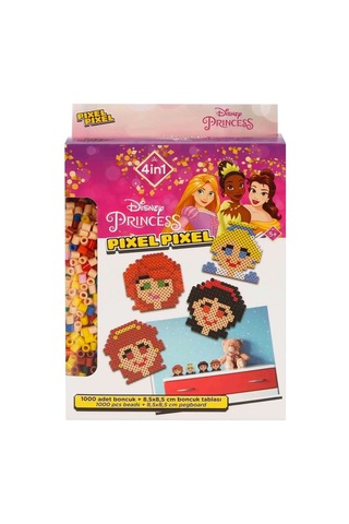 4in1nessiworld Princess Pixel Pixel Boncuk Aktivite Ve Oyuncak Seti Aklby-bsva58 Standart