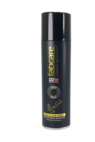Fabcare Süet ve Nubuk Koruyucu Sprey 250 ML - Siyah