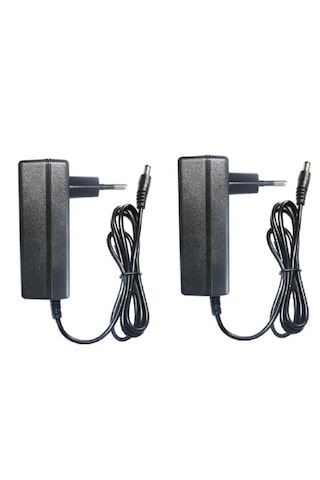 2 Adet Dc 24v 1.5A Nem Nozülü Adaptörü
