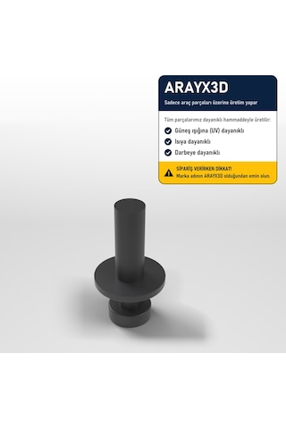 Arayx3d Opel Mokka Uyumlu Bagaj Pandizot Ayağı Pandizot Tutucu Askı Siyah