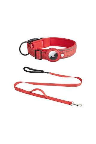 Hedef Hayvan Konumlandırma Boyunluğu Airtag Köpek Boyunluğu Köpek İzleme Airtag Boyunluğu Kaybolma Önleyici Evcil Hayvan Boyunluğu Köpek İpi Şeftali Boyunluğu L