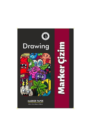 Koala Marker Çizim - Çizim Defteri A5 Beyaz