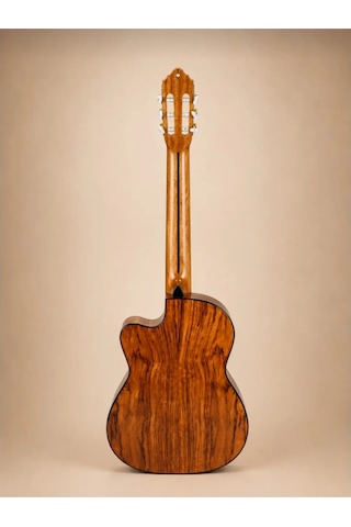 Maygar Mgt-600b Ceq İnce Kasa Elektro Klasik Gitar Kılıf, Kapo Ve Pena Hediyeli Naturel
