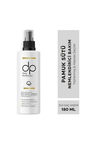 Dp Daily Perfection Şampuan Moringa Yağı 425 ML X 2 & Sıvı Saç Bakım Kremi Pamuk Sütü 180 ML Set