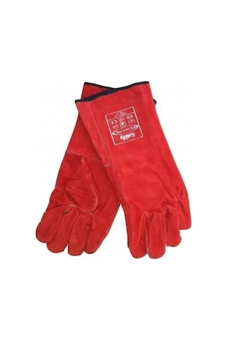 Max Safety Kaynakçı Eldiveni Kırmızı