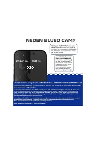 Apple Uyumlu iPhone 17 / 17 Pro 7 Mohs Sertlikte Çizilmelere Karşı 3 Kat Dayanıklı Hd Cam Ekran Koruyucu
