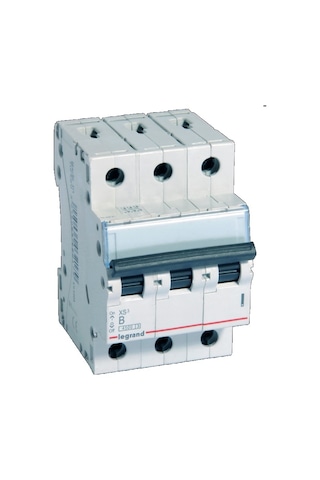 Legrand Xs³ Serisi Otomatik Sigorta 4.5Ka 63A 3Kutup B Tipi - 403223