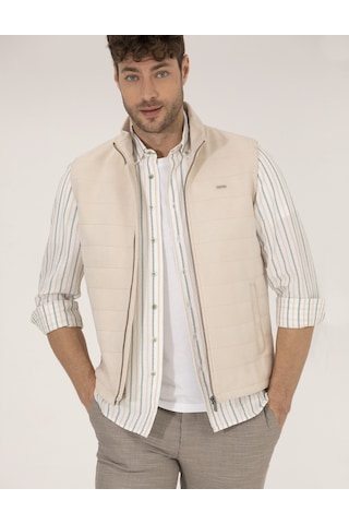 Pierre Cardin Erkek Bej Deri Mont-kaban 50275802-591