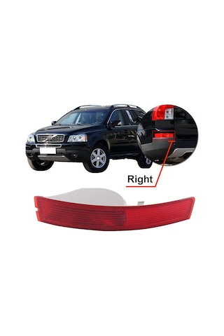 Xc90 2007-2014 Arka Tampon Lambası Ampul Olmadan Arka Reflektör Sis Lambası Sağ 31111185
