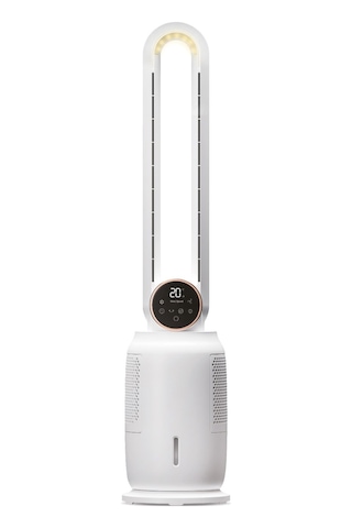 Aura Su Buz Soğutmalı Dokunmatk Led Ekran Sağ Sol Salınımlı Uzaktan Kumandalı Kule Vantilatör