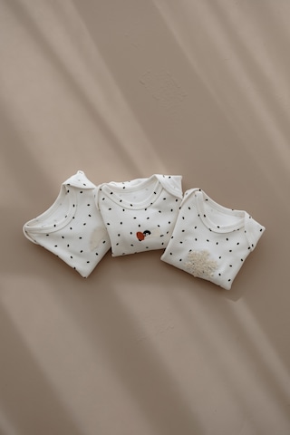 Oh La La Koala 3'lü Winter Serisi Uzun Kollu Çıt Çıtlı Body Zıbın Model 11 Krem
