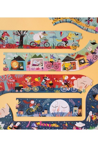 Londji My Bike Puzzle Canlı Renkler