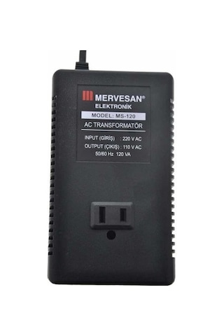 Mervesan MS-120 Dönüştürücü Adaptörü AC 220V To AC 110V - 120VA