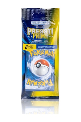 Pokémon Koleksiyon Kartı Presstine Pressti Prime Sürpriz 8 Kart İngilizce