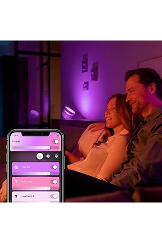 Hue Iris Siyah Akıllı Led Masa Lambası . 97947066