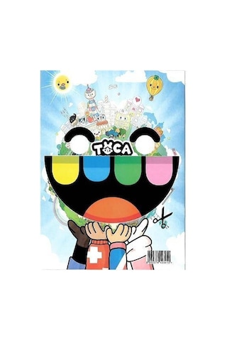 Toca Boca Boyama Kitabı Stickerlı 16 Sayfa