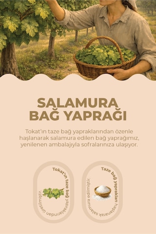 Salamura Bağ Yaprağı - 500 Gr