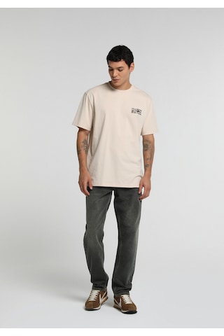 Colin's Colins Relaxed Fit Yuvarlak Yaka Düz Erkek Taş Kısa Kol Tişört Cl1080492 Q1.v2 Stn