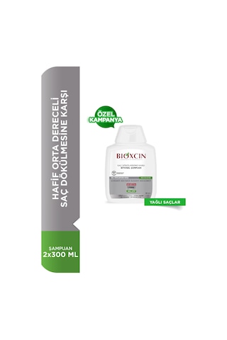 Bioxcin Klasik Yağlı Saçlar İçin Şampuan 2 x 300 ML