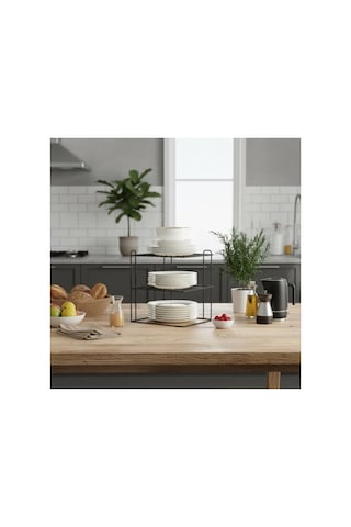 Banyo Ve Tezgah İçin 3 Katlı Tabak Düzenleyici Organizer 7009