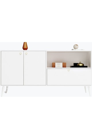 Floradesign Konsol / Konsol / Çok Amaçlı Dolap 160 Cm Beyaz