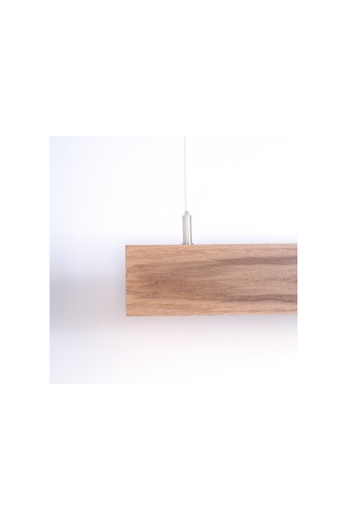 Slim Meşe Modern Ahşap Aydınlatma - Minimal Led Sarkıt Avize Meşe