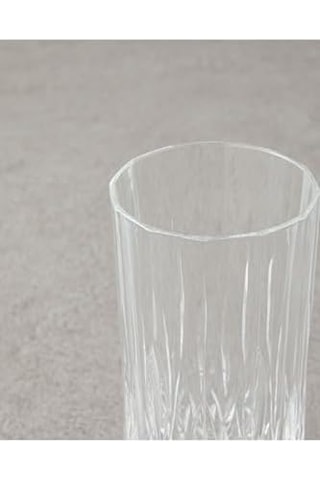 Leonora Kristalin 6&apos Lı Bardak 300 Ml Şeffaf Açık Kırmızı