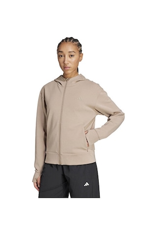 Adidas D4t Fz Hoodie Kadın Günlük Ceket Jx7311 Krem Krem