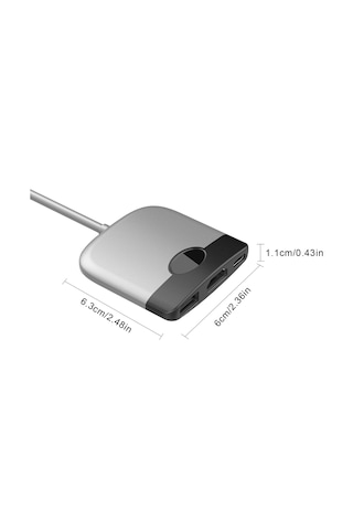 Singree Usb-c Genişletme Hub: 4k Hd, Usb 3.0 Ve 100w Pd Şarj Portlu