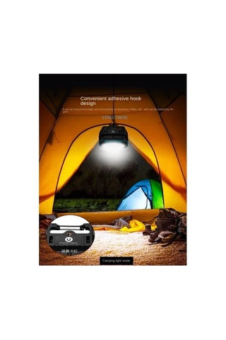 Wison Ws-582 Powerbank Özellikli Tripod Bağlantılı Mıknatıslı 3500 Lümen Usb Şarjlı Çalışma Feneri Diğer